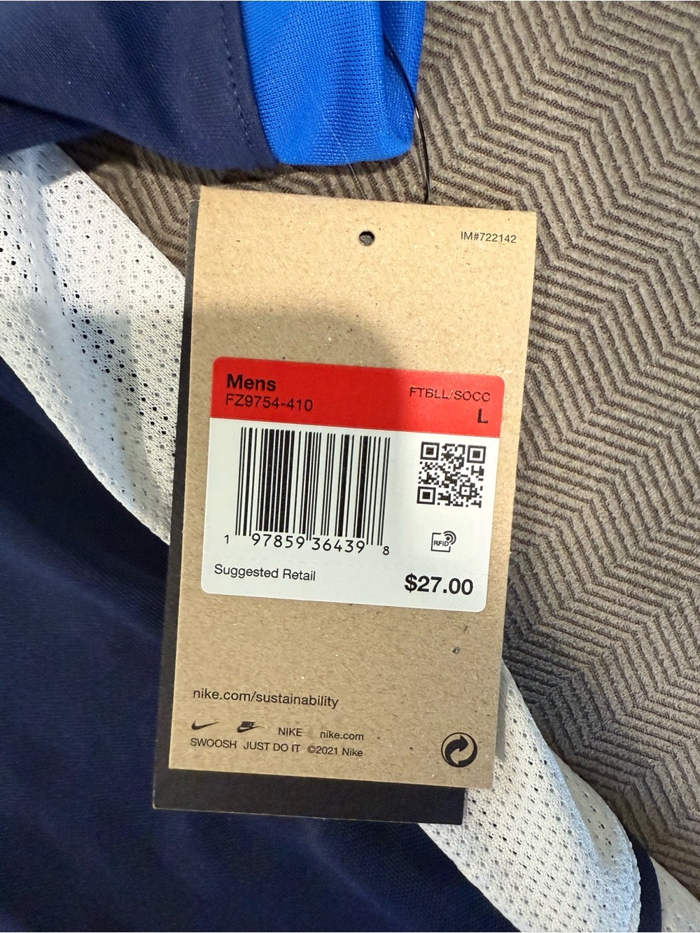 Nike Dri Fit Swoosh Academy Shirt Brand New with Tags - Picture 3 of 5